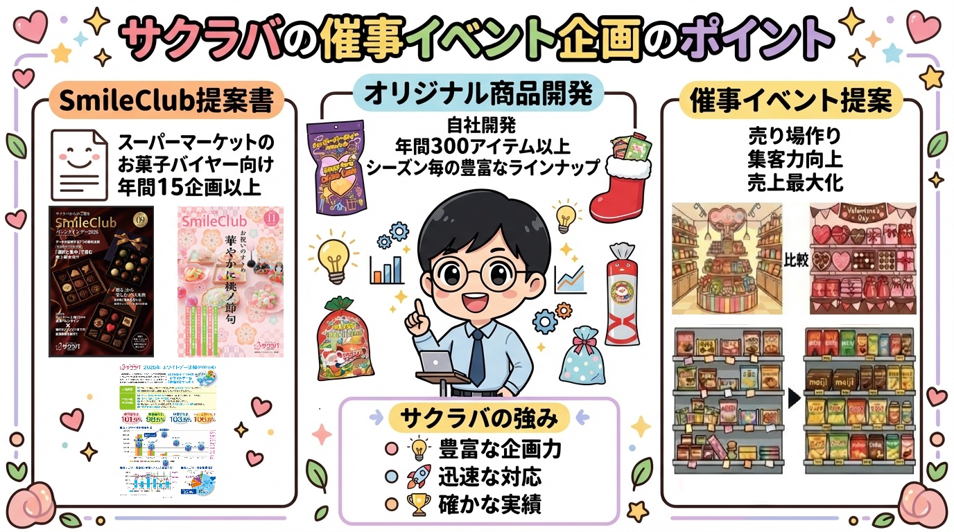 サクラバの催時イベント企画のポイント